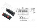 Luidspreker Chassis / Terminal rechthoekig dubbel